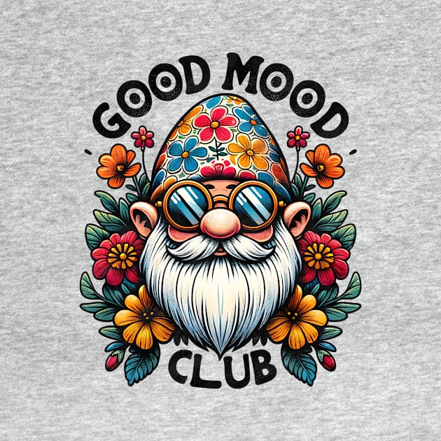 Good Mood Club Cute Gnome by Nessanya